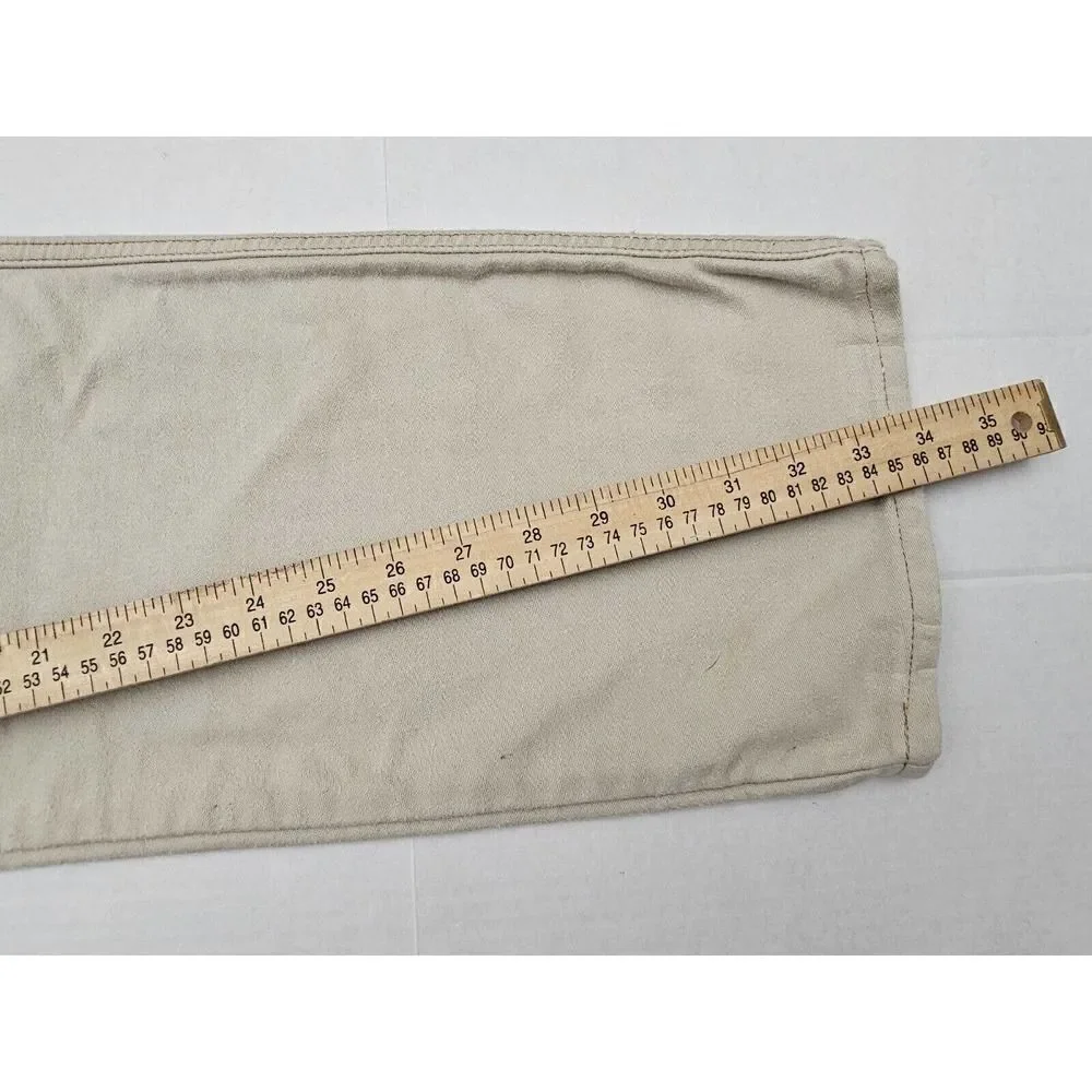 Vintage RM Williams Longhorn Ramie Pants Men's Size 44x34 Cotton Beige